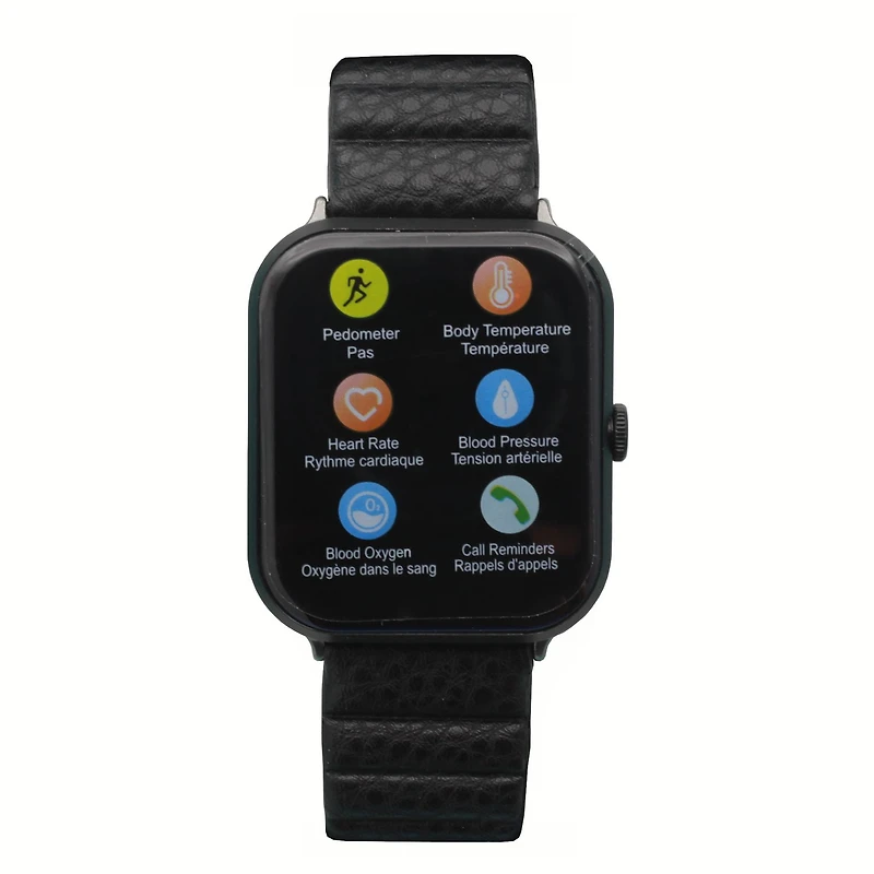 iTIME ELITE Health and Fitness Body Temperature Smartwatch with Heart Rate Monitor