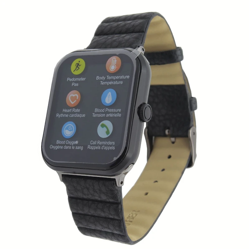 iTIME ELITE Health and Fitness Body Temperature Smartwatch with Heart Rate Monitor