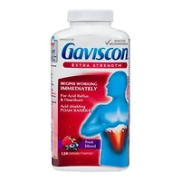 Gaviscon Extra-Fort Foamtabs À Croquer Mélange De Fruits 120CT