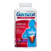 Gaviscon Extra-Fort Foamtabs À Croquer Mélange De Fruits 120CT