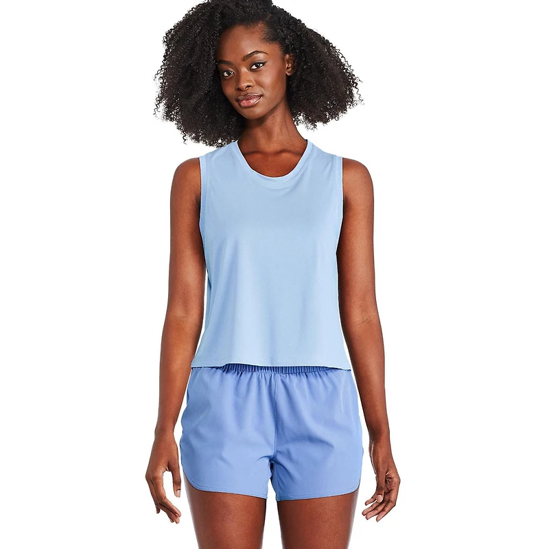 Débardeur à encolure ras du cou Athletic Works pour femmes Tailles TP–TTG