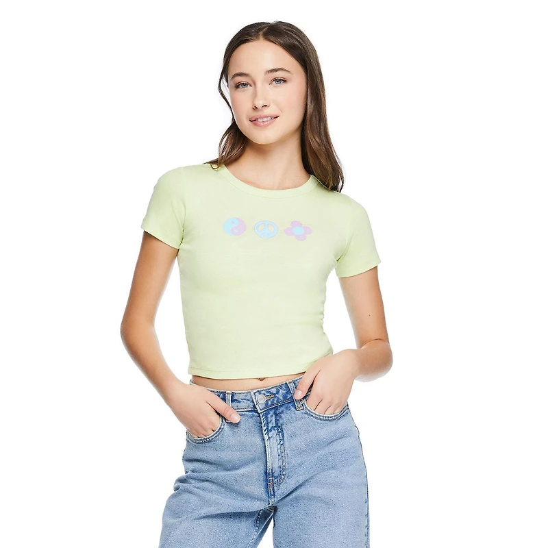 No Boundaries Women's Short Sleeve Tee