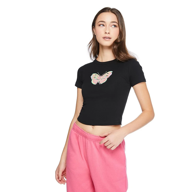 No Boundaries Women's Short Sleeve Tee