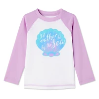 George Toddler Girls' Long Sleeve Rash Guard