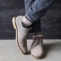 Dr. Johnny's Stripe Black + Pink Cotton Compression Socks