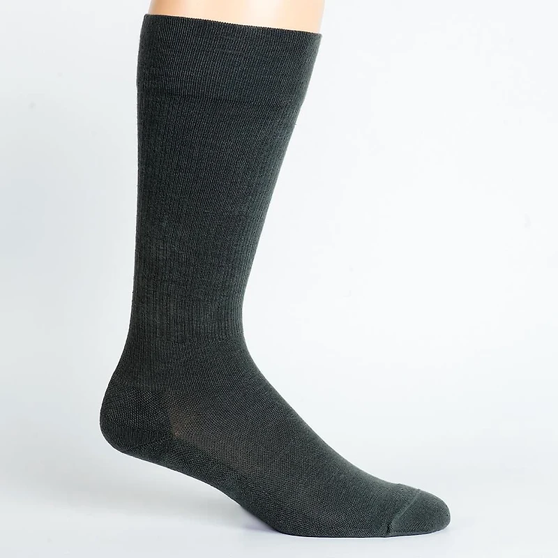 Dr. Johnny's Solid Grey Cotton Compression Socks