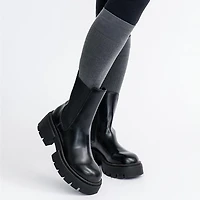 Dr. Johnny's Solid Grey Cotton Compression Socks