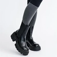 Dr. Johnny's Solid Grey Cotton Compression Socks