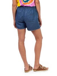 Jordache Women's Fray Hem Pull on Short