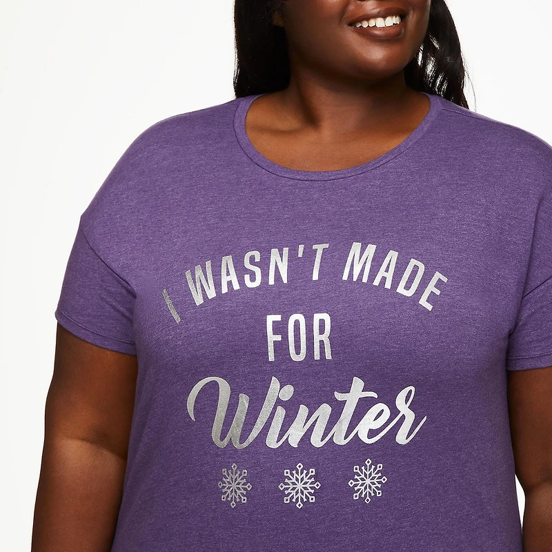 George Plus Women's Short Sleeve Nightshirt