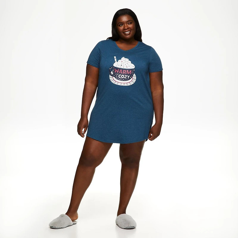 George Plus Women's V-Neckline Nightshirt