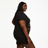 George Plus Women's Rolled Sleeve Nightshirt