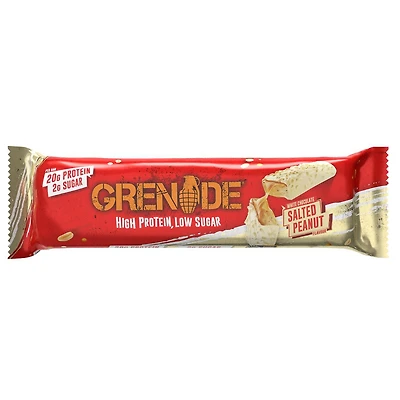 Grenade Barre Protéinée Chocolat Blanc Arachide Salée Barre de 60g