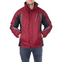 Swiss Tech Men's 3-in-1 Insulated Systems Ski Jacket