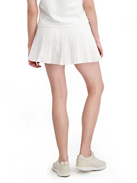 Reebok Women’s Prep Pleated Tennis Skort with Inner Shorts and Pockets