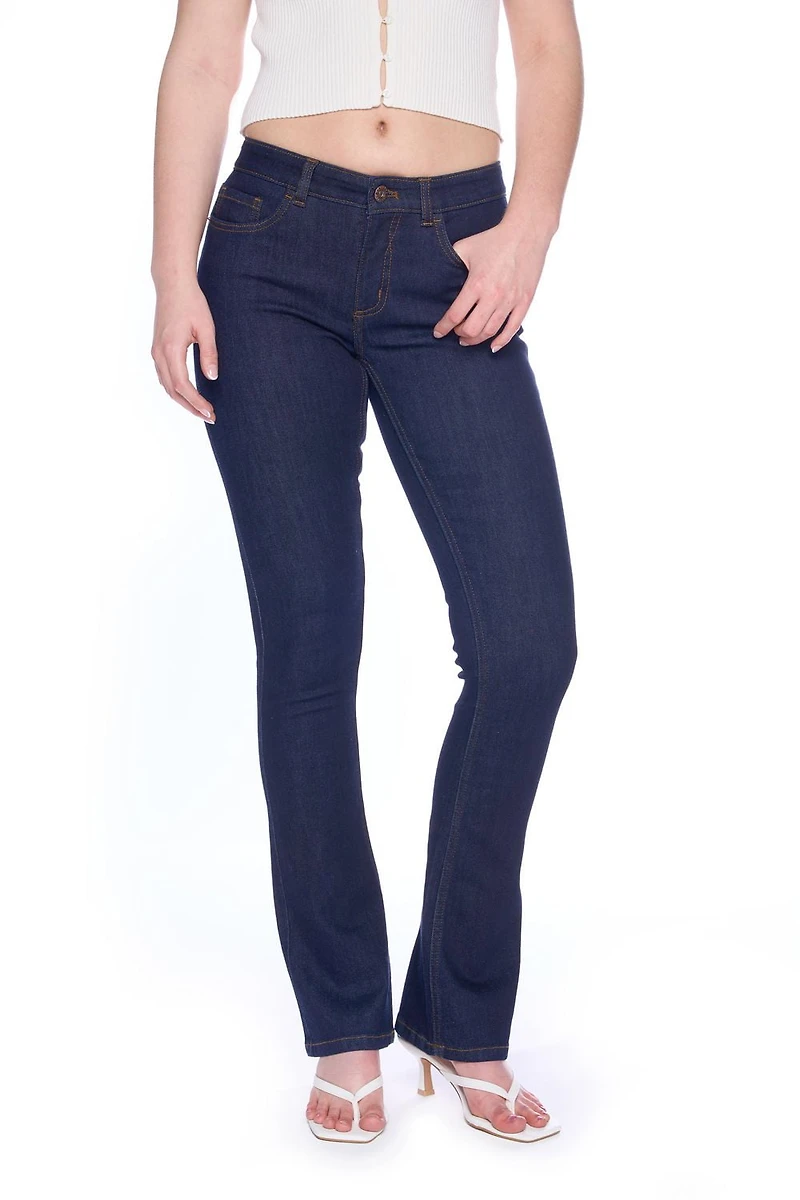 Jeaniologie ™ 5 Pocket Bootcut Jean - Dark Rinse, Sizes 2-16