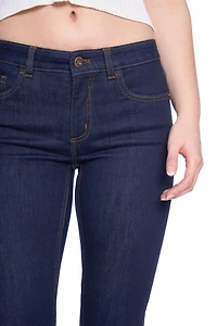 Jeaniologie ™ 5 Pocket Bootcut Jean - Dark Rinse, Sizes 2-16