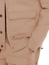 Jeaniologie ™ Veste en ripstop pour hommes avec multiples poches - Beige
