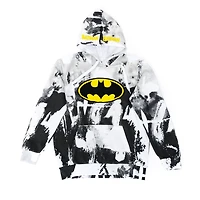 Sweat à capuche à manches longues avec logo Batman pour homme