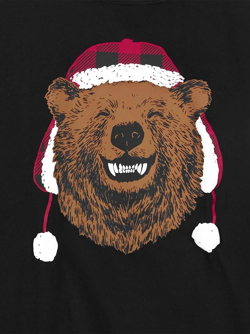 Pyjama 2 pièces pour Garcon Carter's Child of Mine – Plaid d’ours brun