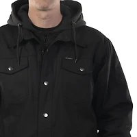 Workload Canvas Jacket with Fooler Hoodie, Size M-2XL