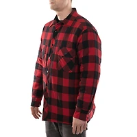 Forcefield Plaid Quilt-Lined Flannel Shirt Jacket