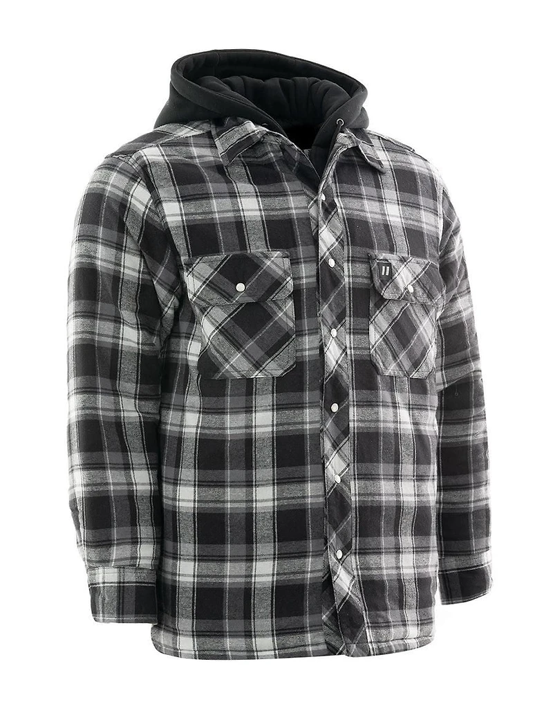 Workload Men's Hooded Flannel Jacket