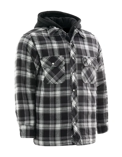 Workload Men's Hooded Flannel Jacket