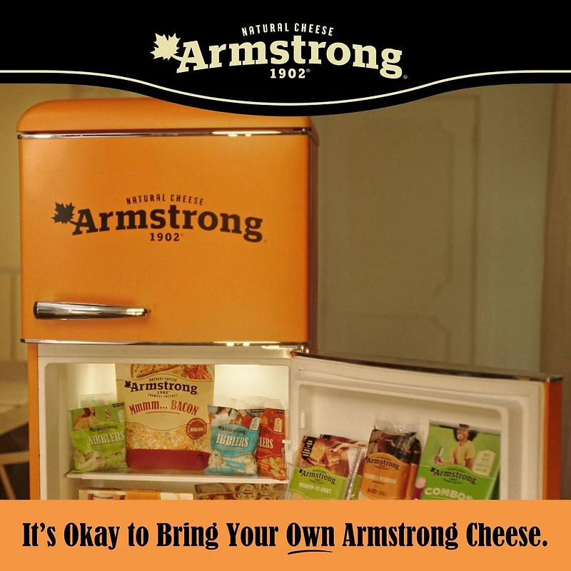 Armstrong Fromage Cheddar marbré tranché