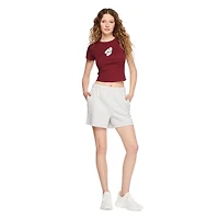 No Boundaries Women's Rib Baby Tee