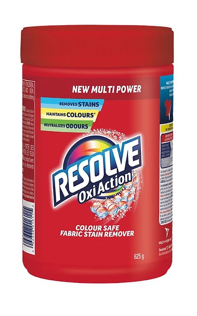 Resolve, Multi Power, Oxi-Action, Détachant à lessive fantastique, Poudre pour le lavage, Toutes les couleurs, 1,35kg 1,35kg
