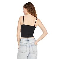 No Boundaries Women's Cropped Cami, Sizes XS-XXL