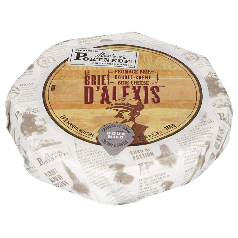 Alexis de Portneuf Brie D'Alexis Cheese, 300 g