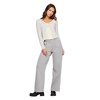 No Boundaries Women's Baby V-Neckline Tee