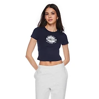 T-shirt bébé à manches courtes No Boundaries pour femmes Tailles TP–TTG
