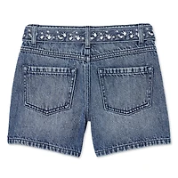 Short en denim avec ceinture George pour filles