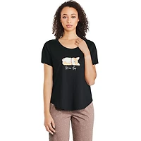 T-shirt de nuit à encolure dégagée George pour femmes