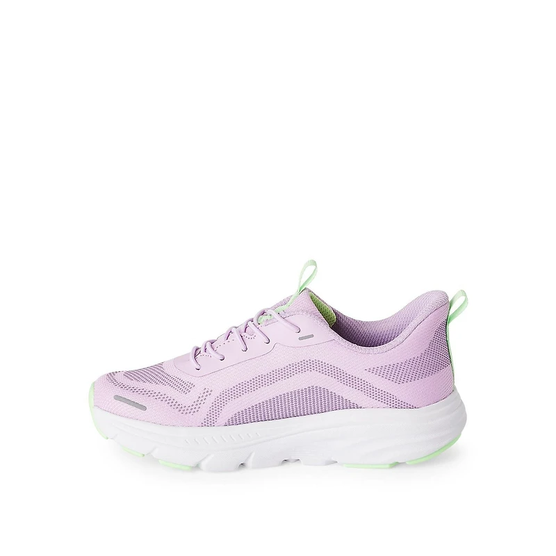 Athletic Works Girls' Sneakers, Wide Width Sizes 11-3