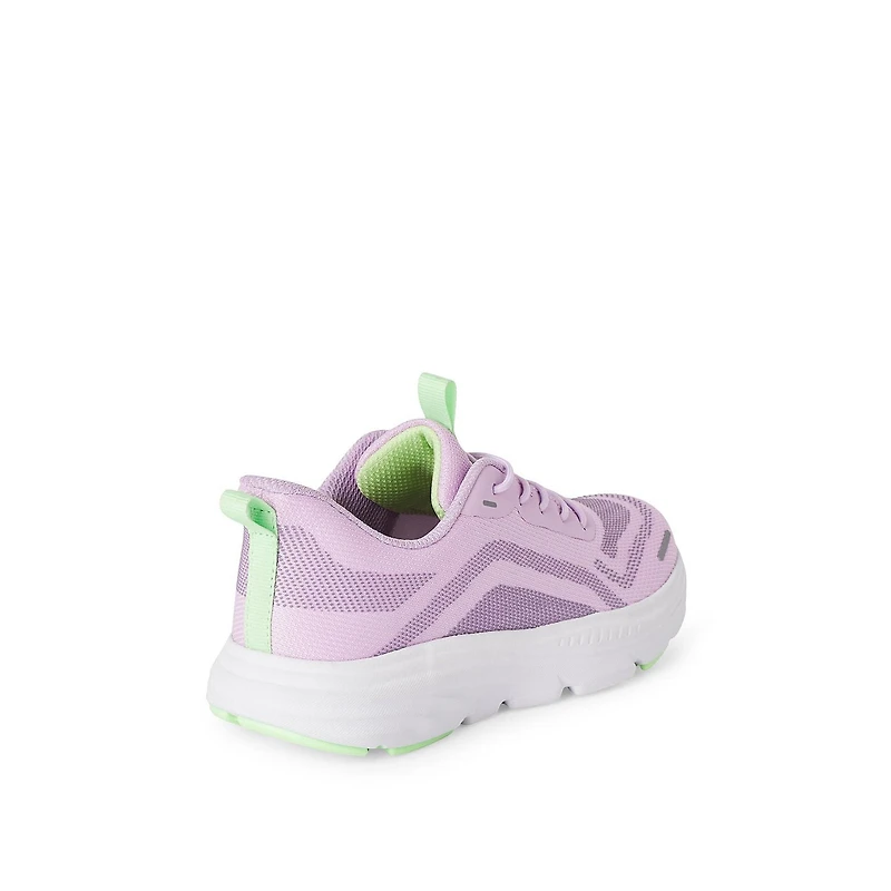 Athletic Works Girls' Sneakers, Wide Width Sizes 11-3