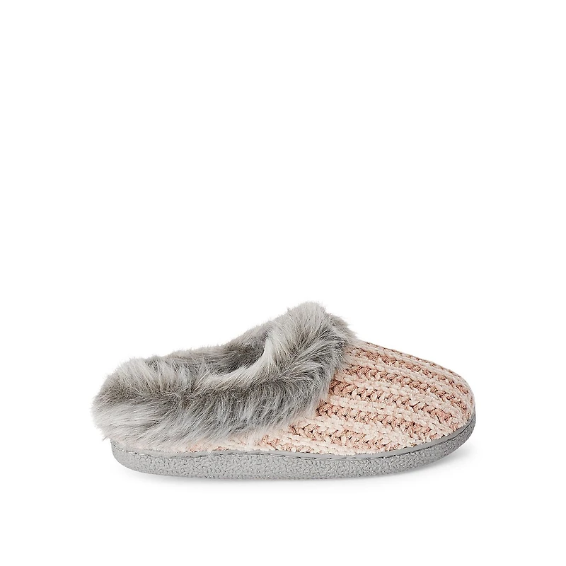 Time and Tru Women's Marled Clog Slippers, Sizes 5/6-9/10