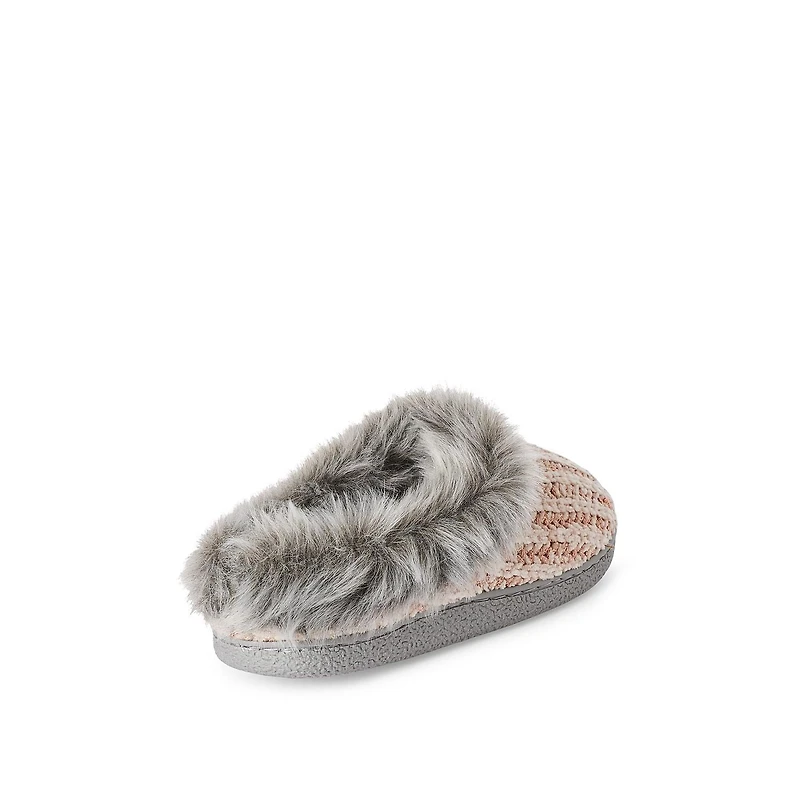 Time and Tru Women's Marled Clog Slippers, Sizes 5/6-9/10