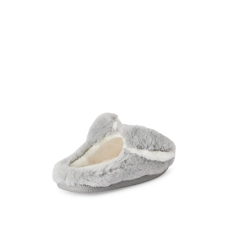 Time and Tru Women's Bunny Slippers, Sizes 5/6-9/10