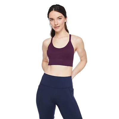 Athletic Works Women's Racerback Cami Bra, Sizes XS-XXL