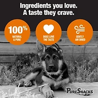 Gâteries Mini-PureSnacks au canard délicatement séchées à l’air, 396 g 396 g | 13,9 oz