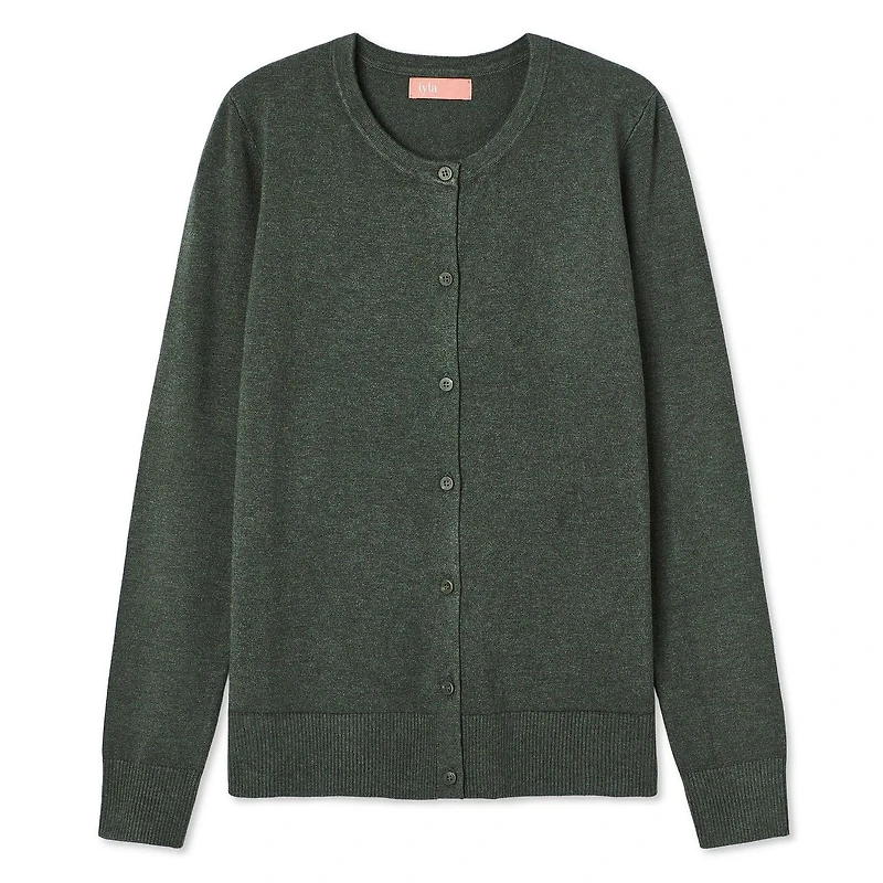 Cardigan classique à manches longues Iyla pour femmes