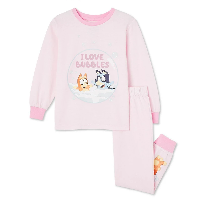 Bluey Toddler Girls' Pajama 2-Piece Set, Sizes 2T-5T