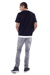 Jeaniologie ™ 5 Pocket Slim Fit Jeans - Medium Grey Wash