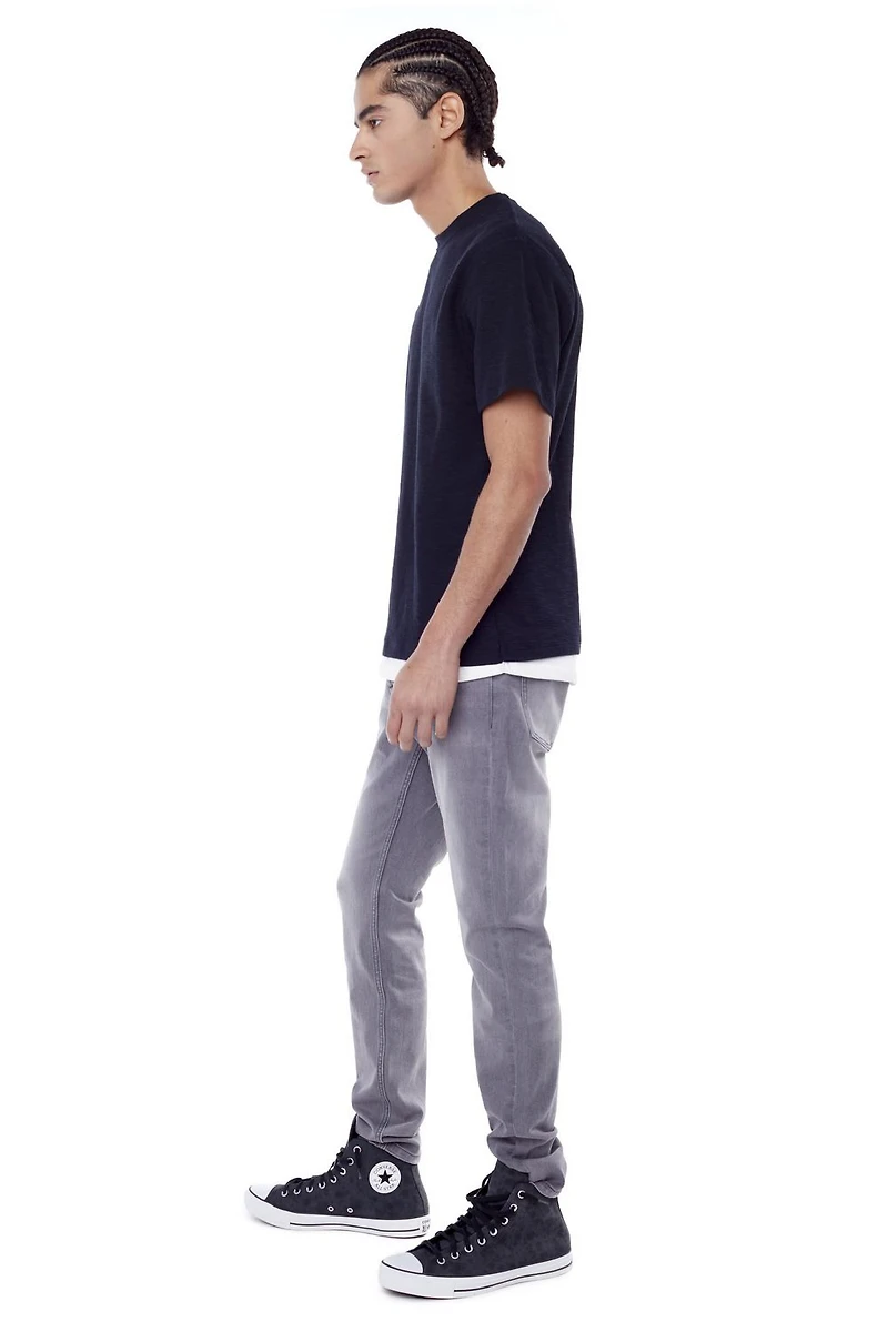 Jeaniologie ™ 5 Pocket Slim Fit Jeans - Medium Grey Wash