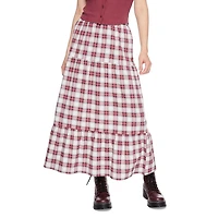 Jupe longue en flanelle Wild Skye pour femmes