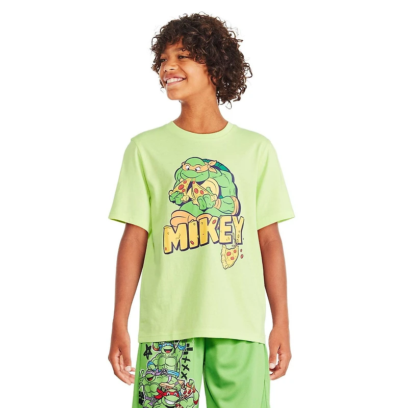 T-shirt à manches courtes Les Tortues ninja pour garçons Tailles TP-G